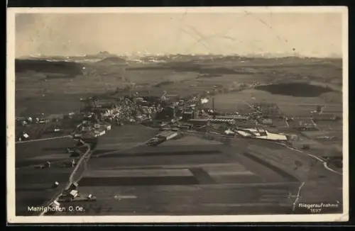 AK Mattighofen /O. Ö., Luftaufnahme