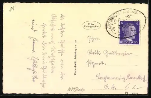 AK Schärding am Inn, Kurhaus mit Uferpartie