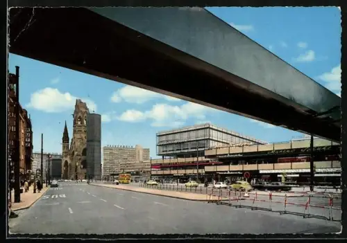 AK Berlin-Charlottenburg, Tauentzienstrasse mit Europa-Center