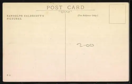 Künstler-AK sign. Randolph Caldecott: Junge Paare tanzen auf einer Wiese