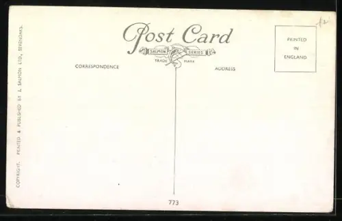 Künstler-AK Löwe nähert sich dem Wasserloch