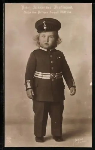 AK Prinz Alexander Ferdinand, Sohn des Prinzen August Wilhelm