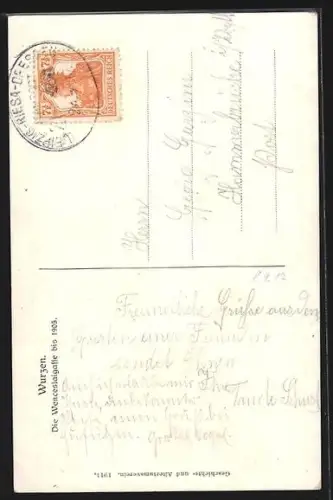 Künstler-AK Wurzen, Kirche in der Wenceslaigasse