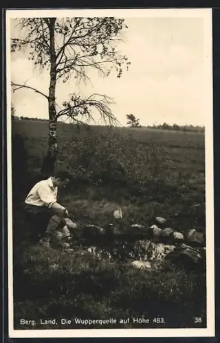 AK Marienheide /Berg. Land, Wupperquelle