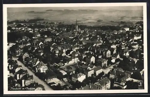 AK Neustadt / Sachsen, Totalansicht aus der Vogelschau
