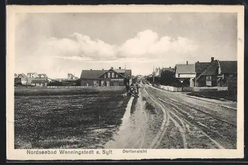 AK Wenningstedt a. Sylt, Dorfansicht