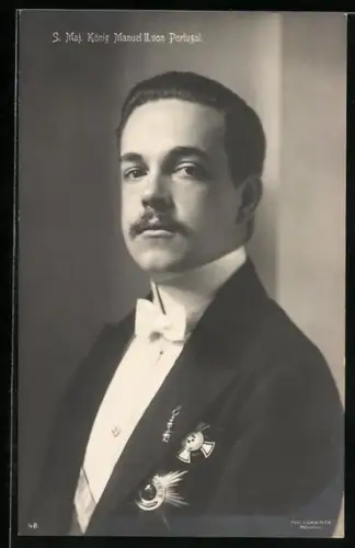 AK S. Maj. König Manuel II. von Portugal