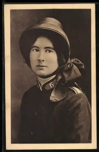 AK Mary Booth, Kommandeurin der Heilsarmee im Porträt