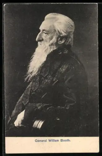 AK General William Booth der Heilsarmee im Profil