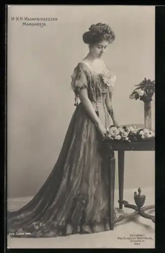AK Kronprinzessin Margaretha von Schweden
