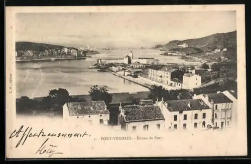 AK Port-Vendres, Entrée du Port