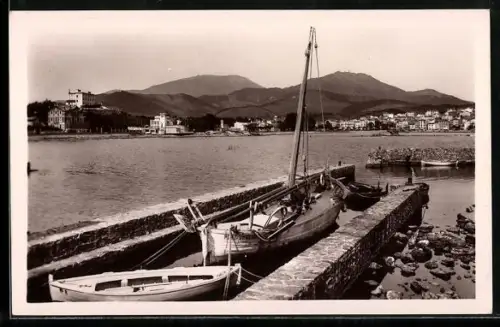 AK Banyuls-sur-Mer, Vue vers la Plage de la Potinière