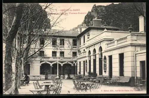 AK Amélie-les-Bains, Terrasse des Thermes-Romains