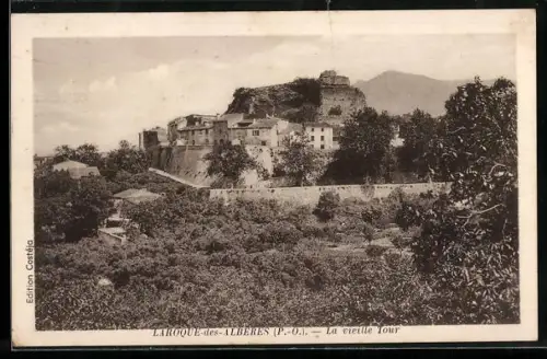 AK Laroque-des-Albères /P.-O., La vieille tour