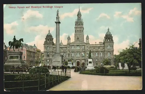 AK Glasgow, George Square and Municipal Buildings