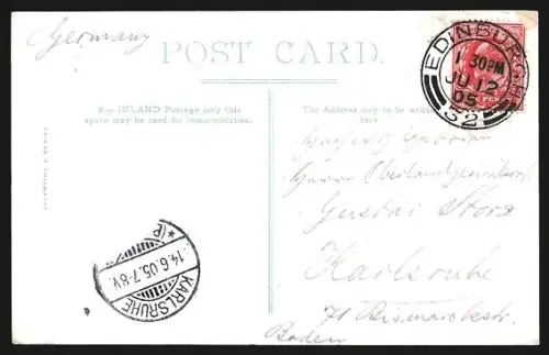 AK Edinburgh, View of the city from the Calton Hill