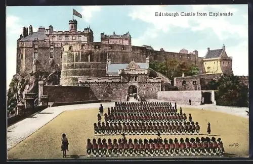 AK Edinburgh, The Castle from Esplanade