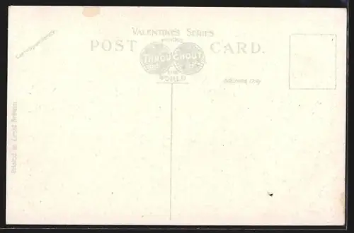 AK Edinburgh, Edinburgh Castle from the Esplanade, Muster: Mackenzie, Macgregor, Rob Roy, Gordon