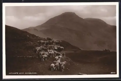 AK Edinburgh, View of Arthur`s Seat