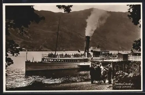AK Ardlui, Loch Lomond, Steamer Prince George at the Pier