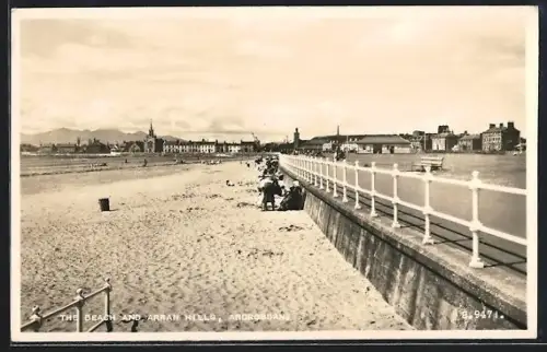 AK Ardrossan, The Beach and Arran Hills