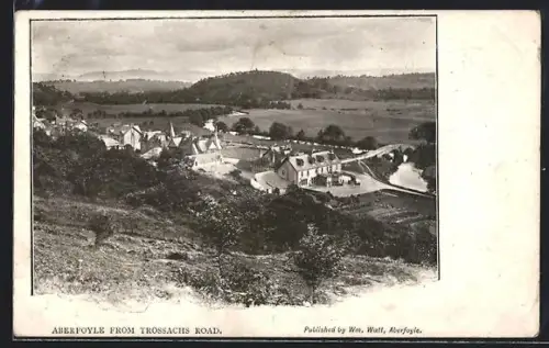 AK Aberfoyle, View of the city from Trossachs Road
