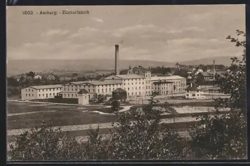 AK Aarberg, Blick zur Zuckerfabrik