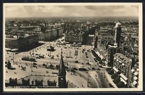 AK Kobenhavn, Udsigt fra Raadhustaarnet