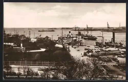 AK Kobenhavn, Udsigt over Rheden, Hafen