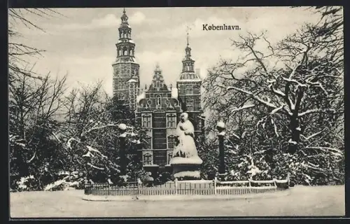 AK Kobenhavn, Park im Winter