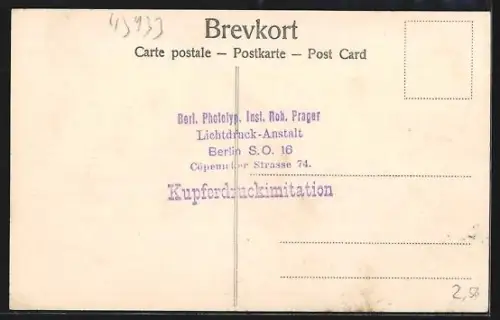 AK Kobenhavn, Park im Winter