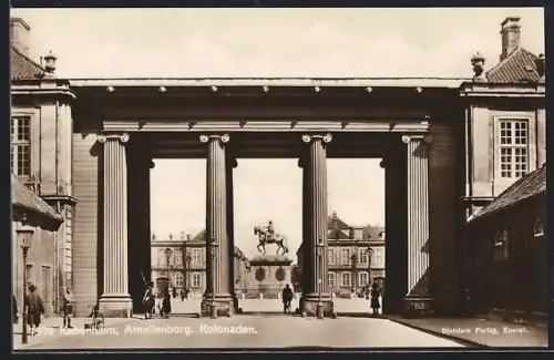 AK Kobenhavn, Amalienborg, Kolonaden