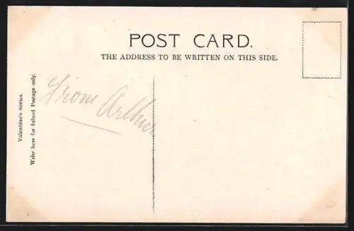 AK Cardiff, Castle Street, Strassenbahn