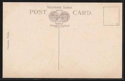 AK Dublin, Eden Quay, Strassenbahn