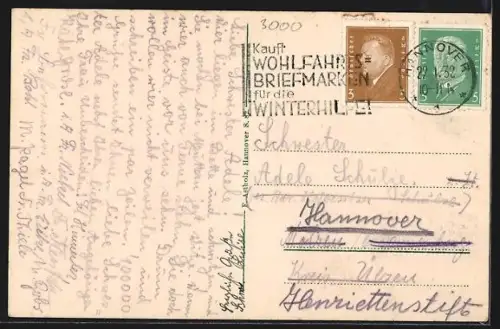 AK Hannover, Strassenbahn am Döhrener Turm