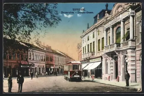 AK Ujvidék, Duna-utca