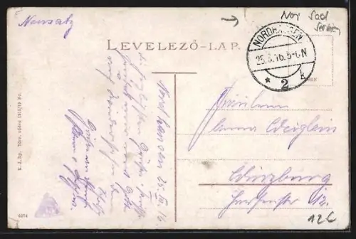 AK Ujvidék, Duna-utca