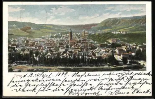 AK Jena, Gesamtansicht des Ortes