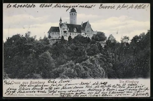 AK Bamberg, Blick zur Altenburg