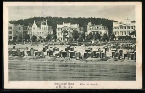 AK Binz, Villen am Strande