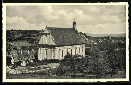 AK Rottenburg /Neckar, Kirche Wegental und Franziskanerkloster