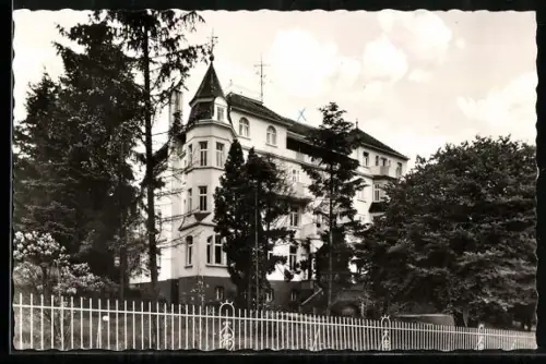 AK Wenzigerode über Wabern, Haus Ebersberg, Alters- und Erholungsheim