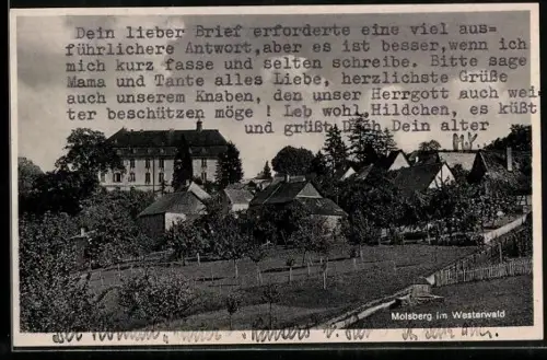 AK Molsberg im Westerwald, Partie im Ort