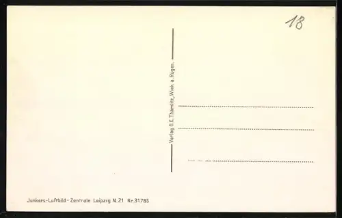 AK Insel Rügen, Arkonaküste vom Flugzeug aus