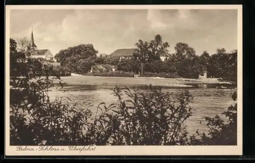 AK Gröna, Schloss u. Überfahrt