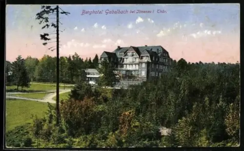 AK Ilmenau i. Thür., Berghotel Gabelbach