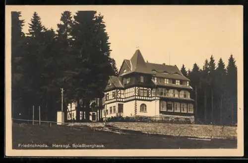 AK Friedrichroda, Herzogl. Spiessberghaus