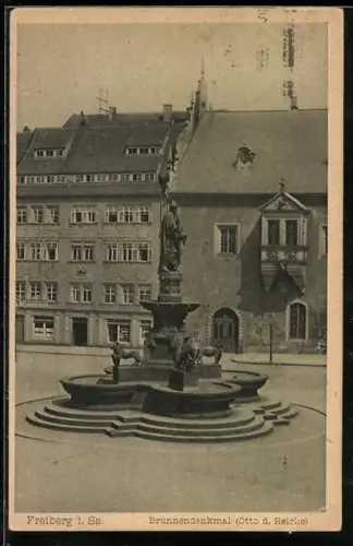 AK Freiberg i. Sa., Brunnendenkmal