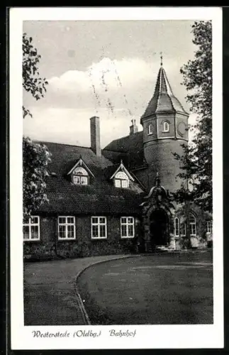AK Westerstede /Oldbg., Bahnhof