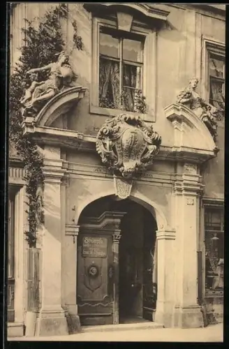 AK Pirna a. Elbe, Altes Portal in der Langestrasse